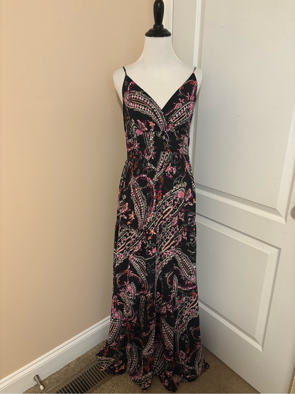 White House Black Market Paisley Maxi Dress